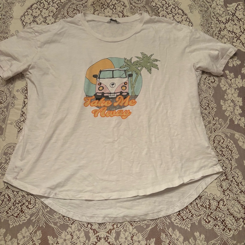 take me away wild fox boxy tee